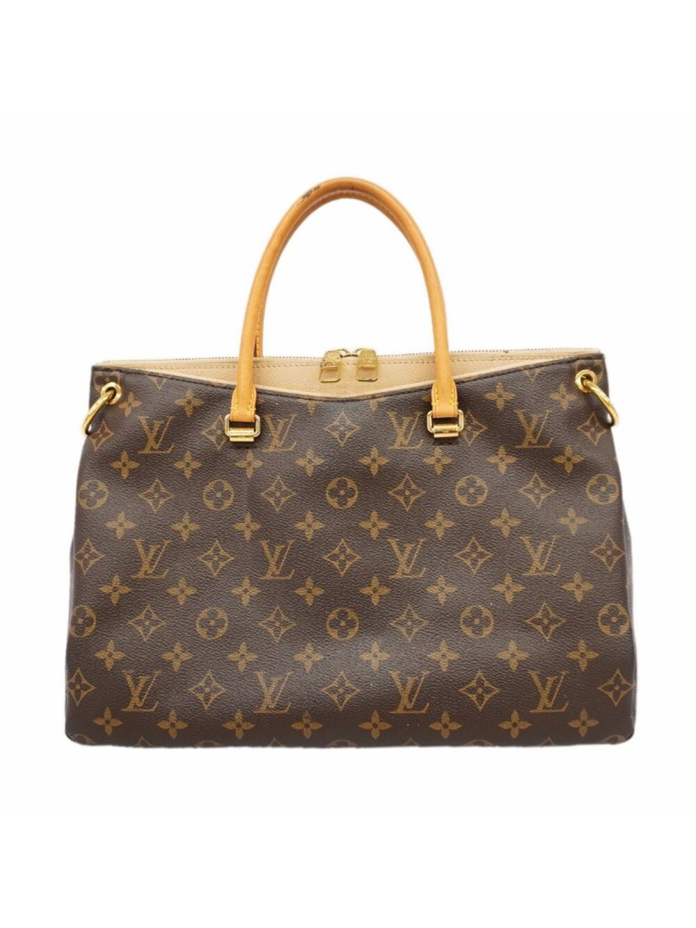 Louis Vuitton Handbag Monogram Pallas Brown Dune